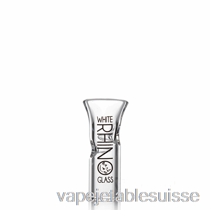 Vape Suisse Embouts En Verre Rhinocéros Blanc Embout En Verre Plat [xl]